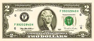 2ドル紙幣